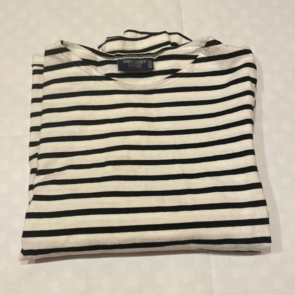 SAINT JAMES MINQUIERS MODERN Authentic Breton Stripe Shirt